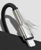 Baseus Cafule Metal Data kabel USB Typ C - Lightning 20 W Power Delivery 1 m czarny (CATLJK-A01)