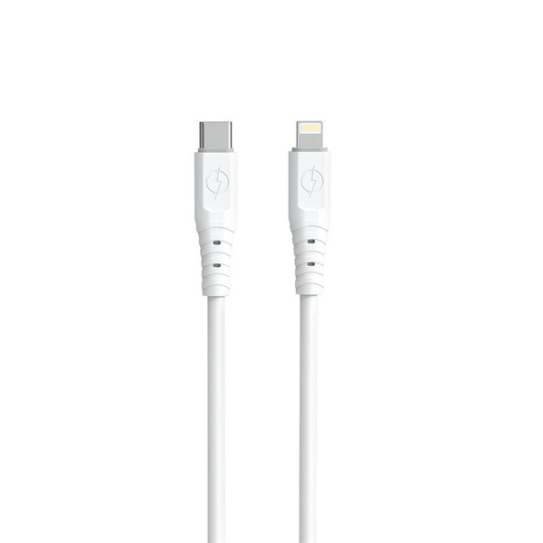 DUDAO CABLE, USB TYPE C CABLE - LIGHTNING 6A 65W PD WHITE (TGL3X)