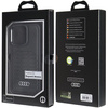 Audi Synthetic Leather MagSafe iPhone 13  Pro / 13 6.1" czarny/black hardcase AU-TPUPCMIP13P-GT/D3-BK