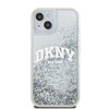 DKNY DKHCP15SLBNAET iPhone 15 / 14 / 136.1" biały/white hardcase Liquid Glitter Big Logo