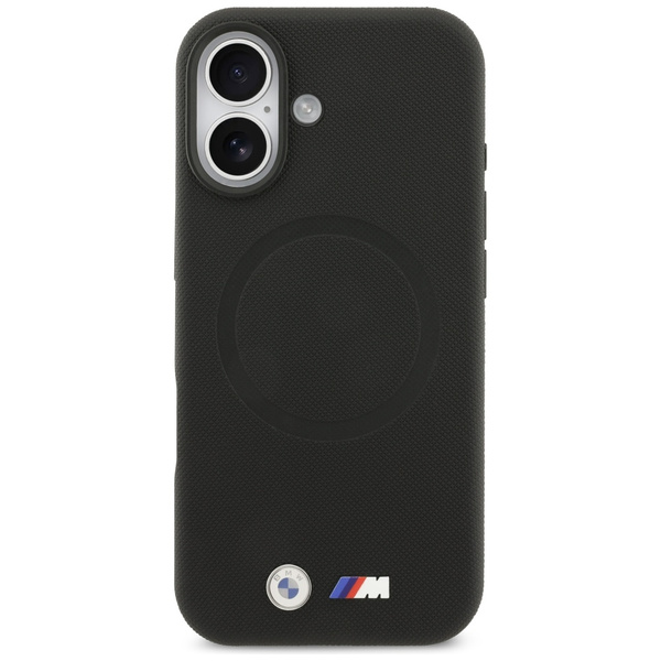 Etui BMW M FW Metal Logo MagSafe do      iPhone 17 czarny