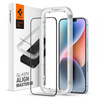 Szkło hartowane Spigen ALM Glass FC na iPhone 13 / 13 Pro / 14 - czarne