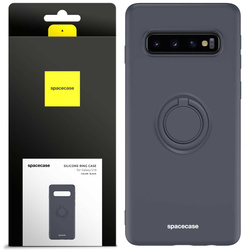 Spacecase Etui Silicone Ring Galaxy S10 black