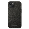 Etui Karl Lagerfeld Glitter Plaque Logo na iPhone 14 Plus - czarne