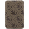 Guess Powerbank indukcyjny 15WGUPB5FP4EMGW 5000mAh brązowy/brown 4G Leather Metal Logo MagSafe