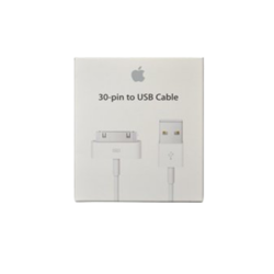 ORIGINAL USB CABLE APPLE IPHONE 2G, 3G, 3G, 4, 4S 30PIN MA591FE/C ORIGINAL SEAL