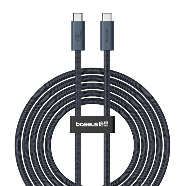 Baseus kabel Flash 2 USB4 Full-Featured Charging Cable USB-C to USB-C 240W 5.9ft Cluster czarny