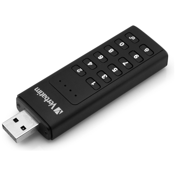 Dysk zewnętrzny Verbatim Keypad Secure   USB 3.2 Gen 1 32GB czarny 49427