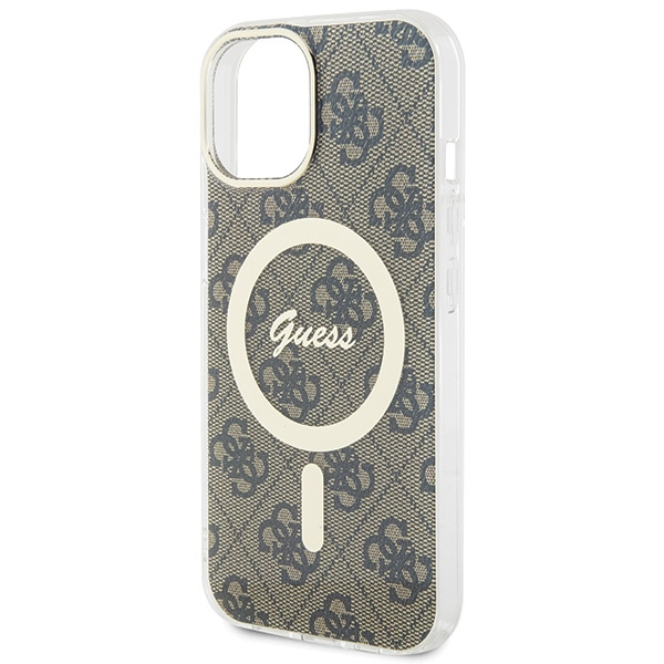 Guess GUHMP15MH4STW iPhone 15 Plus / 14 Plus 6.7" brązowy/brown hardcase IML 4G MagSafe