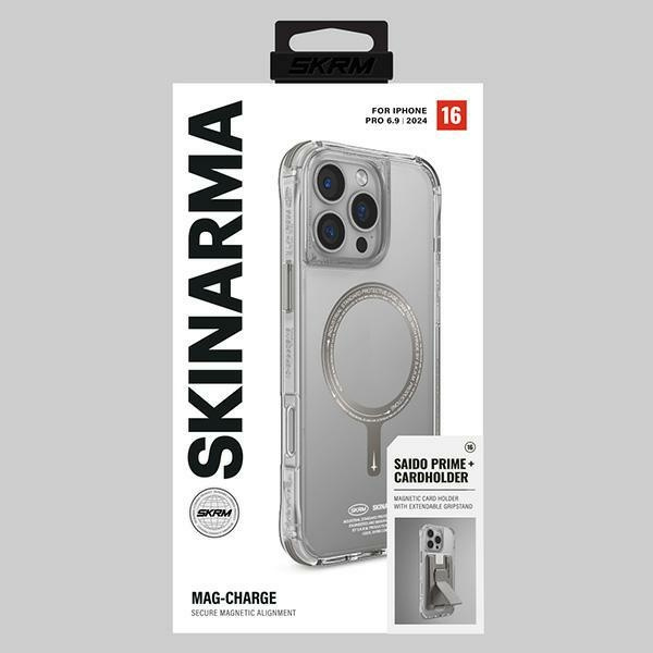 Skinarma etui Saido iPhone 16 Pro Max     6.9" Magnetic Charging titanium