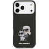 Etui Karl Lagerfeld IML Aquarelle Karl   & Choupette & Logo MagSafe do iPhone 17 Pro Max czarny