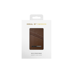 Ideal of Sweden Atelier Wild Cedar Snake Magnetic Card Holder