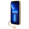 Guess GUHCP14LGF4GBR iPhone 14 Pro6,1" brązowy/brown hardcase 4G Charms Collection