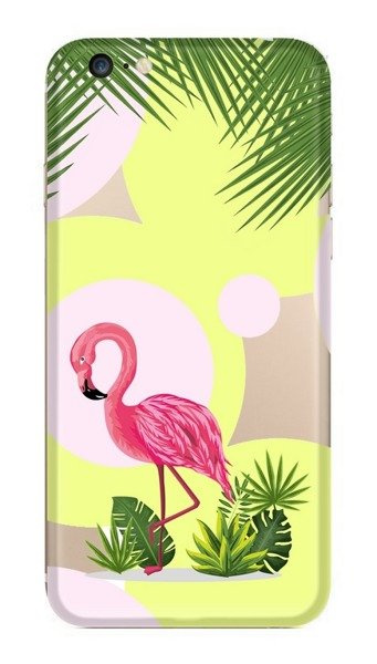 CaseGadget ETUI NADRUK FLAMING I KWIATY IPHONE 6 / 6S