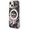 Guess GUHMP14SHCFWSK iPhone 14 / 15 / 136.1" czarny/black hardcase Flower MagSafe