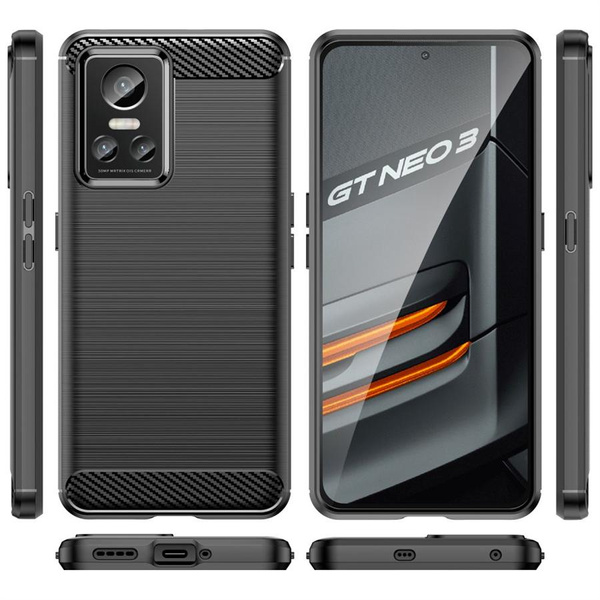 TECH-PROTECT TPUCARBON REALME GT NEO 3 BLACK