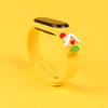 STRAP XMAS WRISTBAND FOR XIAOMI MI BAND 6 / MI BAND 5 CHRISTMAS SILICONE STRAP BRACELET YELLOW (HOUSE)