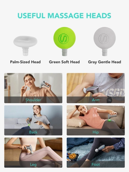 Pistolet do masażu SKG F5-EN do całego ciała - szary