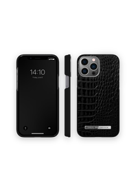 [10 + 1] IDEAL OF SWEDEN IDACSS21-I2167-306 IPHONE 13 PRO MAX NEO NOIR CROCO SILVER