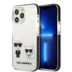 [20 + 1] Karl Lagerfeld KLHCP13XTPEKCW iPhone 13 Pro Max 6,7" hardcase biały/white Karl&Choupette