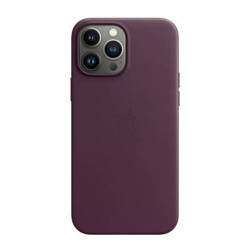 APPLE LEATHER CASE MM1M3ZM/A IPHONE 13 PRO MAX DARK CHERRY ORYGINALNA PLOMBA