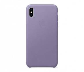 APPLE LEATHER CASE MVH02ZM/A  IPHONE XS MAX LILAC ORYGINALNA PLOMBA