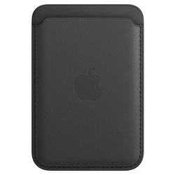 APPLE LEATHER  WALLET MHLR3ZM/A BLACK OTWARTE OPAKOWANIE 