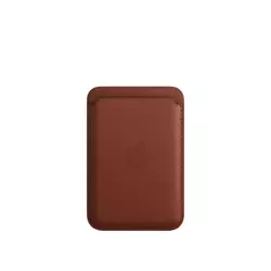 APPLE LEATHER  WALLET MPPX3ZM/A UMBER BEZ OPAKOWANIA