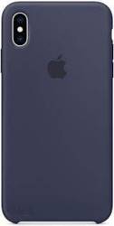 APPLE SILICONE CASE IPHONE X/ XS MIDNIGHT BLUE OTWARTE OPAKOWANIE 