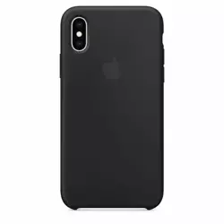 APPLE SILICONE CASE MRW72ZM/A IPHONE X/XS BLACK OTWARTE OPAKOWANIE