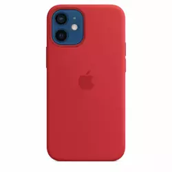 APPLE SILICONE MHKW3ZM/A CASE IPHONE 12 MINI RED ORYGINALNA PLOMBA