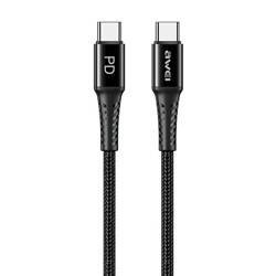 AWEI kabel CL-111T USB-C na USB-C 60W czarny/black