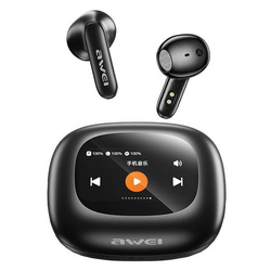 AWEI słuchawki Bluetooth 5.4 TP97 TWS + stacja dokująca czarny/black