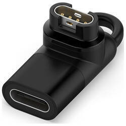 Adapter USB-C Beline do ładowania         zegarków Garmin czarny