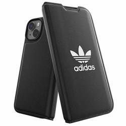 Adidas OR Booklet Case BASIC iPhone 14 / 15 / 13 6.1" czarno biały/black white 50181