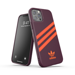 Adidas OR Moulded PU iPhone 12/12 Pro bordowo-pomarańczowy/maroon-orange 42257