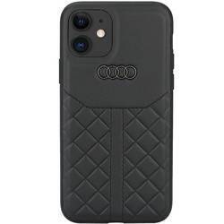 Audi Genuine Leather iPhone 11 / Xr 6.1"  czarny/black hardcase AU-TPUPCIP11R-Q8/D1-BK