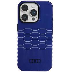 Audi IML MagSafe Case iPhone 14 Pro 6.1"  niebieski/navy blue hardcase AU-IMLMIP14P-A6/D3-BE