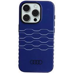 Audi IML MagSafe Case iPhone 15 Pro 6.1"  niebieski/navy blue hardcase AU-IMLMIP15P-A6/D3-BE