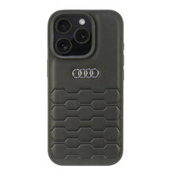 Audi Synthetic Leather iPhone 16 Pro 6.3" czarny/black hardcase AU-TPUPCIP16P-GT/D2-BK