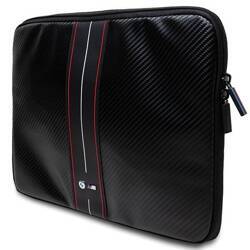 BMW Sleeve BMCS14COMSCAKR 14" czarny/black Carbon Red Stripes