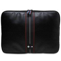 BMW Sleeve BMCS16COMSCAKR 16" czarny/black Carbon Red Stripes