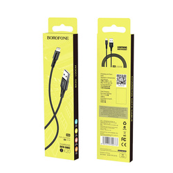 BOROFONE USB KABEL - BX20 2A LIGHTNING 1M CZARNY