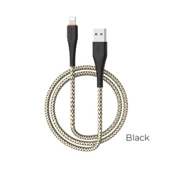 BOROFONE USB KABEL - BX25 2A LIGHTNING 1M CZARNY