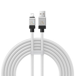 Baseus kabel CoolPlay USB - Lightning 2m 2,4A biały