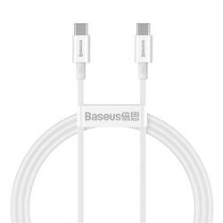 Baseus kabel Superior PD USB-C - USB-C 1,0m biały 100W