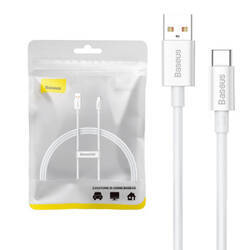 Baseus kabel Superior USB - USB-C 1,0m biały 100W P10320102214-01