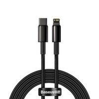 Baseus kabel Tungsten PD USB-C - Lightning 2,0 m czarny 20W