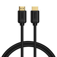 Baseus kabel przewód HDMI 2.0 0.75m czarny (WKGQ030201)