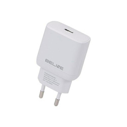 Beline Ład. siec. 1x USB-C 25W biała /white (only head) PD 3.0  BLNCW25